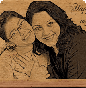 Wooden Engraved Gifts for Birthday 9x6 Inch